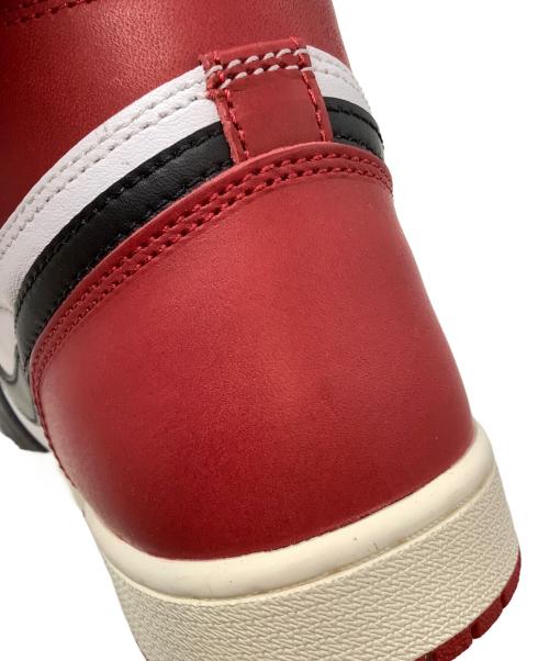 NIKE（ナイキ）NIKE (ナイキ) AIR JORDAN 1 RETRO HIGH OG ホワイト×ブラック×レッド サイズ:27.5の古着・服飾アイテム