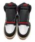 NIKE (ナイキ) AIR JORDAN 1 RETRO HIGH OG ホワイト×ブラック×レッド サイズ:27.5：15000円