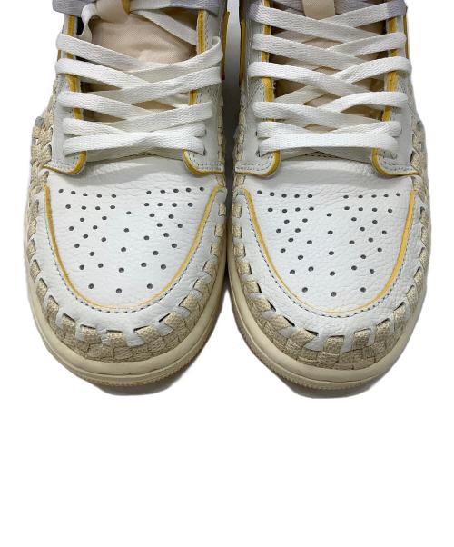 NIKE（ナイキ）NIKE (ナイキ) UNION (ユニオン) Bephies Beauty Supply (ビフィーズ ビューティ サプライ) Bephies Beauty Supply ホワイト×イエロー サイズ:27.5㎝の古着・服飾アイテム