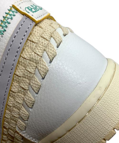 NIKE（ナイキ）NIKE (ナイキ) UNION (ユニオン) Bephies Beauty Supply (ビフィーズ ビューティ サプライ) Bephies Beauty Supply ホワイト×イエロー サイズ:27.5㎝の古着・服飾アイテム