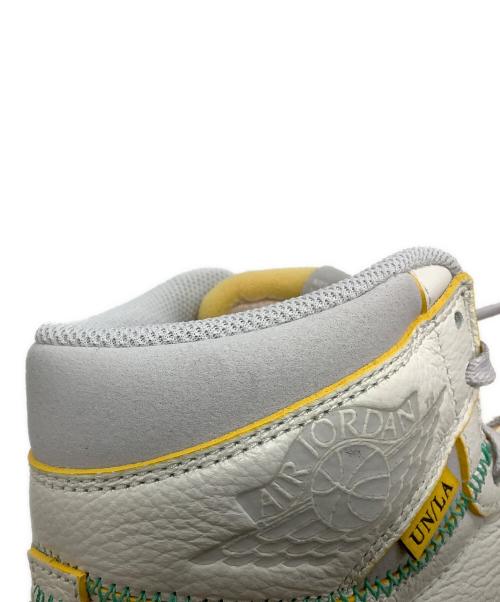 NIKE（ナイキ）NIKE (ナイキ) UNION (ユニオン) Bephies Beauty Supply (ビフィーズ ビューティ サプライ) Bephies Beauty Supply ホワイト×イエロー サイズ:27.5㎝の古着・服飾アイテム