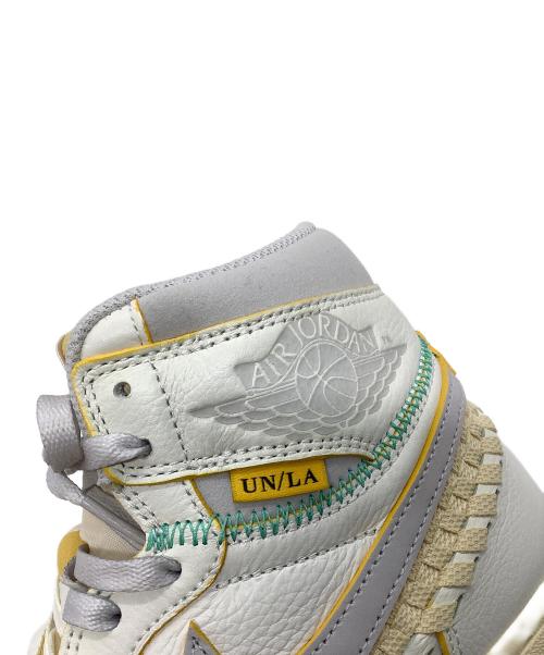 NIKE（ナイキ）NIKE (ナイキ) UNION (ユニオン) Bephies Beauty Supply (ビフィーズ ビューティ サプライ) Bephies Beauty Supply ホワイト×イエロー サイズ:27.5㎝の古着・服飾アイテム