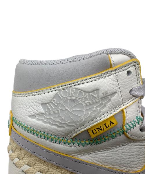 NIKE（ナイキ）NIKE (ナイキ) UNION (ユニオン) Bephies Beauty Supply (ビフィーズ ビューティ サプライ) Bephies Beauty Supply ホワイト×イエロー サイズ:27.5㎝の古着・服飾アイテム