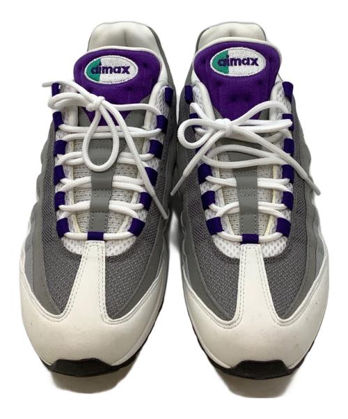 NIKE（ナイキ）NIKE (ナイキ) WMNS AIR MAX 95 BIG BUBBLE ホワイト×パープル サイズ:28cmの古着・服飾アイテム