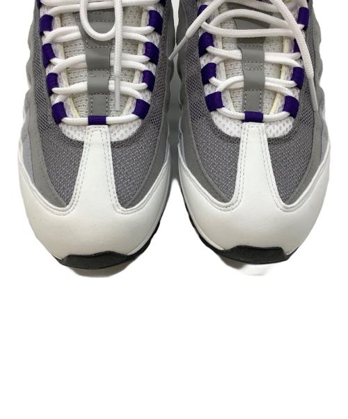 NIKE（ナイキ）NIKE (ナイキ) WMNS AIR MAX 95 BIG BUBBLE ホワイト×パープル サイズ:28cmの古着・服飾アイテム