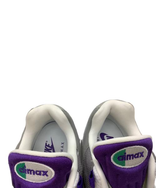 NIKE（ナイキ）NIKE (ナイキ) WMNS AIR MAX 95 BIG BUBBLE ホワイト×パープル サイズ:28cmの古着・服飾アイテム