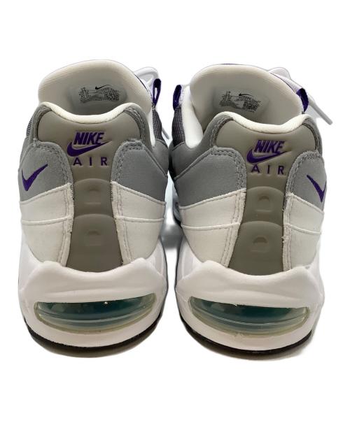 NIKE（ナイキ）NIKE (ナイキ) WMNS AIR MAX 95 BIG BUBBLE ホワイト×パープル サイズ:28cmの古着・服飾アイテム