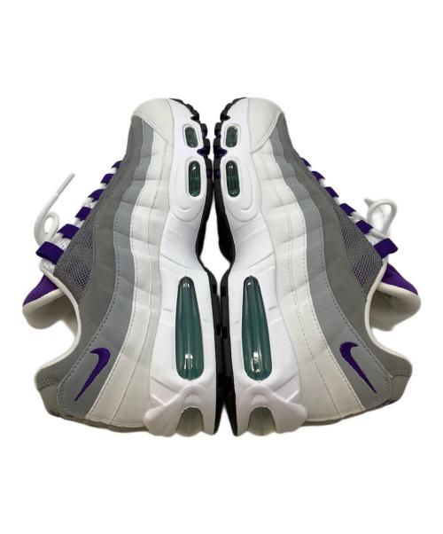 NIKE（ナイキ）NIKE (ナイキ) WMNS AIR MAX 95 BIG BUBBLE ホワイト×パープル サイズ:28cmの古着・服飾アイテム