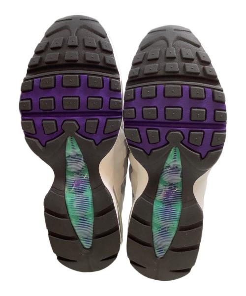 NIKE（ナイキ）NIKE (ナイキ) WMNS AIR MAX 95 BIG BUBBLE ホワイト×パープル サイズ:28cmの古着・服飾アイテム