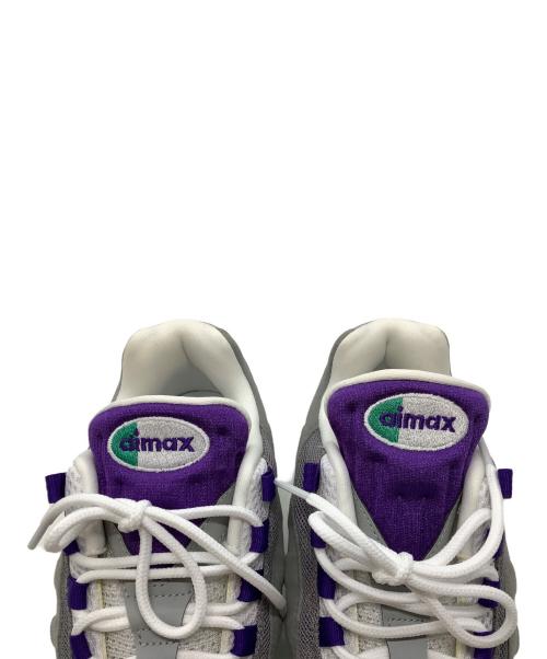 NIKE（ナイキ）NIKE (ナイキ) WMNS AIR MAX 95 BIG BUBBLE ホワイト×パープル サイズ:28cmの古着・服飾アイテム