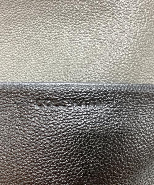 COLE HAAN（コールハーン）COLE HAAN (コールハーン) レザーリュック グレー×ブラックの古着・服飾アイテム