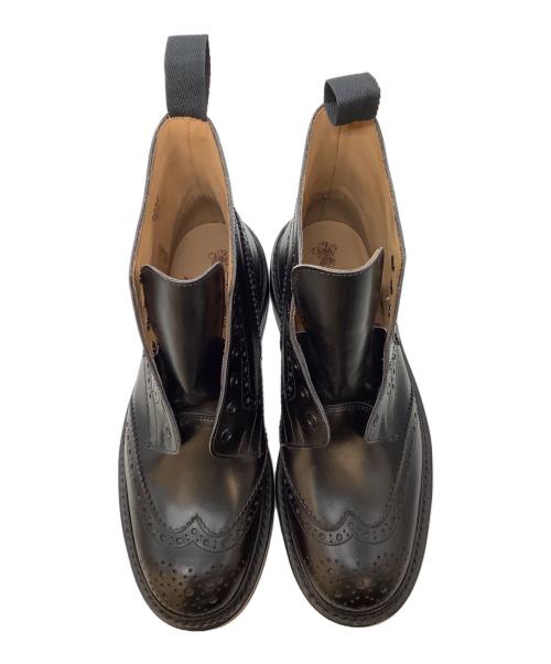 Tricker's（トリッカーズ）Tricker's (トリッカーズ) ウィングチップブーツ ブラック サイズ:7 1/2の古着・服飾アイテム