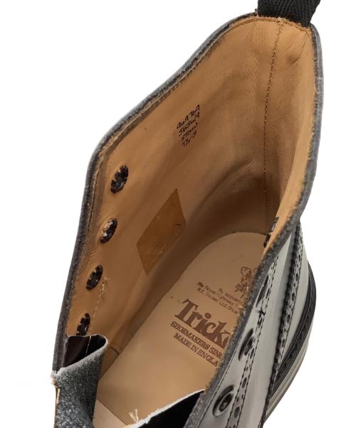 Tricker's（トリッカーズ）Tricker's (トリッカーズ) ウィングチップブーツ ブラック サイズ:7 1/2の古着・服飾アイテム