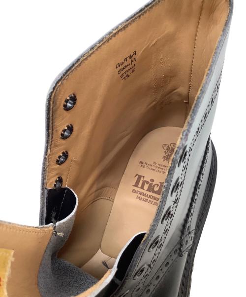 Tricker's（トリッカーズ）Tricker's (トリッカーズ) ウィングチップブーツ ブラック サイズ:7 1/2の古着・服飾アイテム