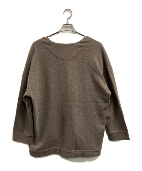 Dulcamara（ドゥルカマラ）Dulcamara (ドゥルカマラ) 厚手カーディガン ブラウンの古着・服飾アイテム