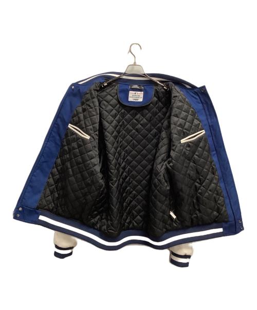 PRO STANDARD（プロスタンダード）PRO STANDARD (プロスタンダード) スタジャン ホワイト×ブルー サイズ:3XLの古着・服飾アイテム