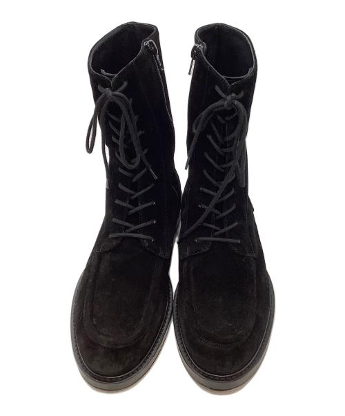 PASCUCCI（パスクッチ）PASCUCCI (パスクッチ) スウェードブーツ ブラック サイズ:SIZE 36の古着・服飾アイテム