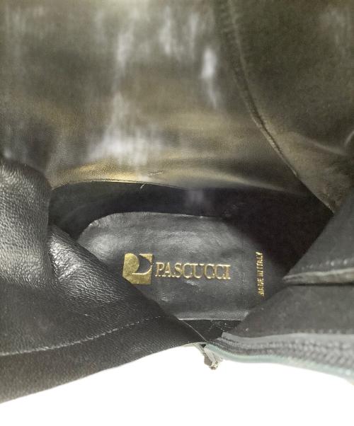 PASCUCCI（パスクッチ）PASCUCCI (パスクッチ) スウェードブーツ ブラック サイズ:SIZE 36の古着・服飾アイテム