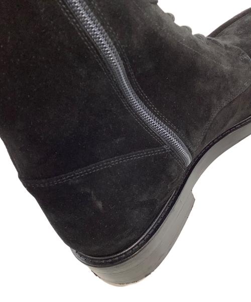 PASCUCCI（パスクッチ）PASCUCCI (パスクッチ) スウェードブーツ ブラック サイズ:SIZE 36の古着・服飾アイテム