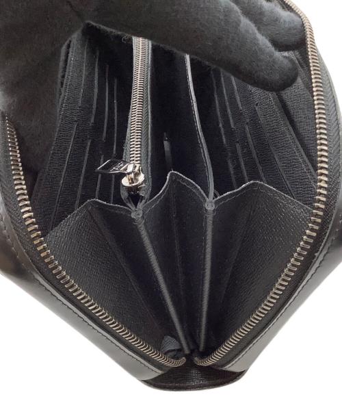 LOUIS VUITTON（ルイ ヴィトン）LOUIS VUITTON (ルイ ヴィトン) ラウンドファスナー財布 ブラックの古着・服飾アイテム
