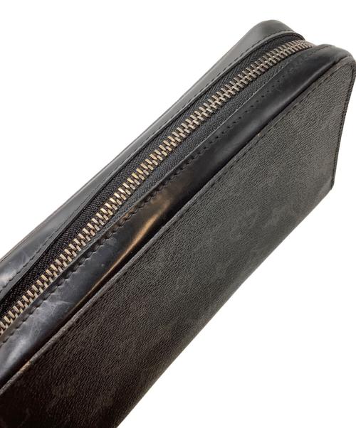 LOUIS VUITTON（ルイ ヴィトン）LOUIS VUITTON (ルイ ヴィトン) ラウンドファスナー財布 ブラックの古着・服飾アイテム