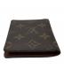 中古・古着 LOUIS VUITTON (ルイ ヴィトン) カードケース ブラウン：18000円