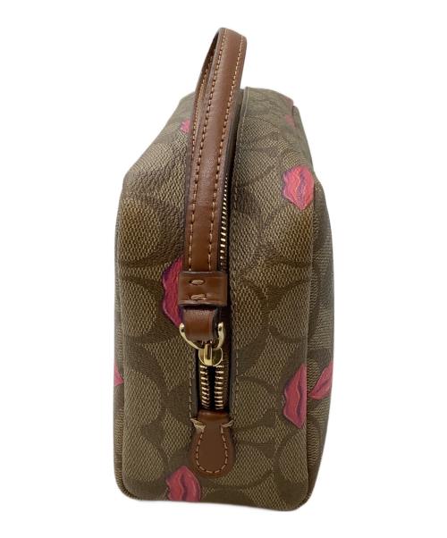 COACH（コーチ）COACH (コーチ) ポーチ ベージュの古着・服飾アイテム