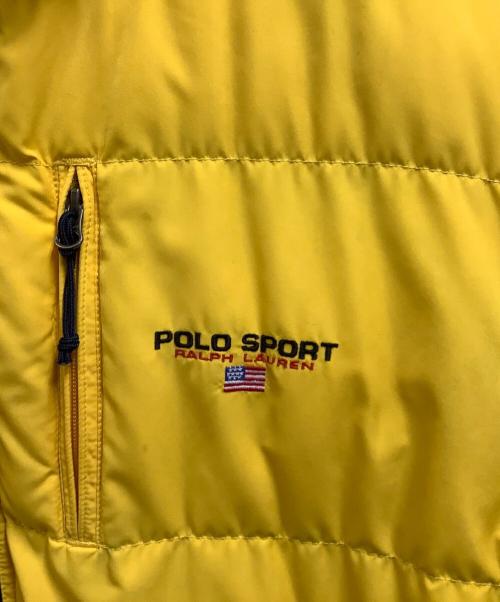 POLO SPORT（ポロスポーツ）POLO SPORT (ポロスポーツ) ダウンジャケット イエロー サイズ:XLの古着・服飾アイテム