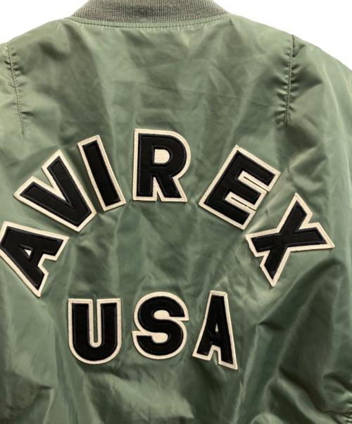 AVIREX（アヴィレックス）AVIREX (アヴィレックス) MA-1ジャケット グリーン サイズ:XLの古着・服飾アイテム