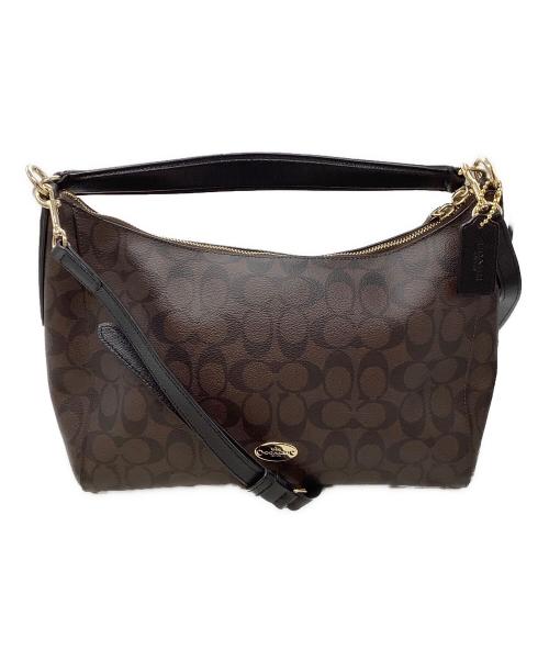 COACH（コーチ）COACH (コーチ) 2WAYショルダーバッグ ブラウンの古着・服飾アイテム