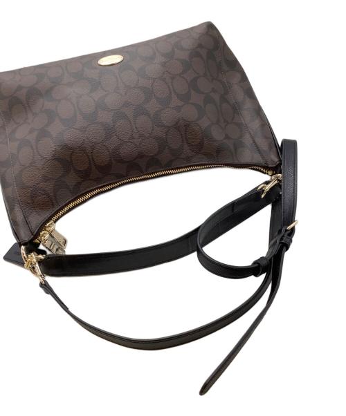 COACH（コーチ）COACH (コーチ) 2WAYショルダーバッグ ブラウンの古着・服飾アイテム