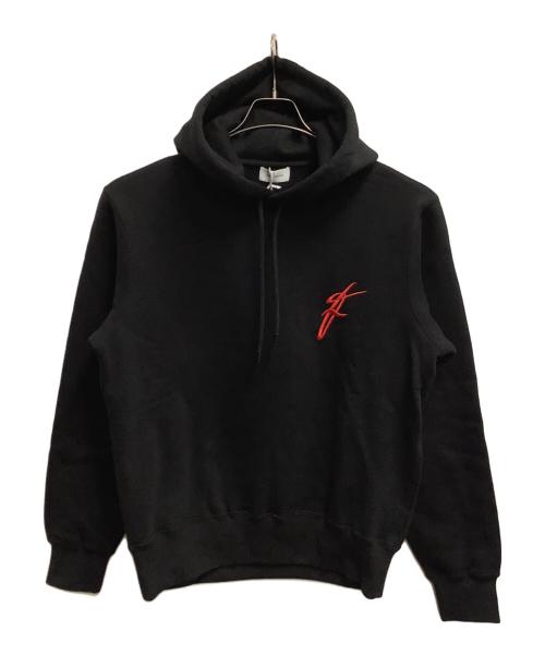 Ferragamo（フェラガモ）Ferragamo (フェラガモ) プルオーバーパーカー ブラック サイズ:Mの古着・服飾アイテム