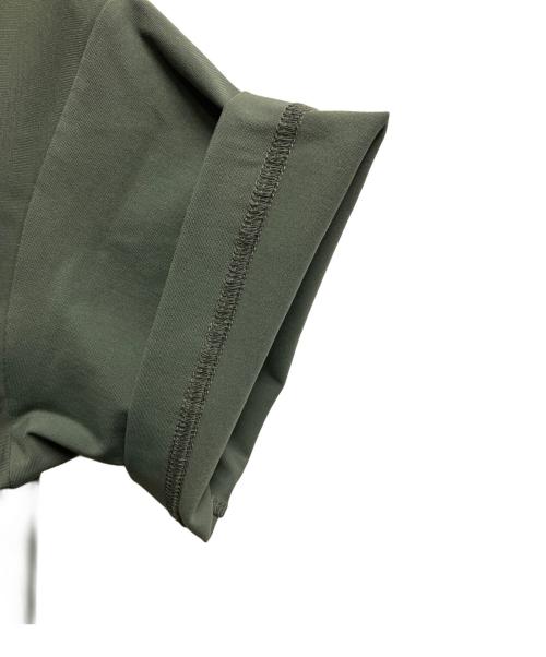 UN3D.（アンスリード）UN3D. (アンスリード) サイドギャザーポケットワンピース グリーン×ネイビー サイズ:SIZE 38の古着・服飾アイテム