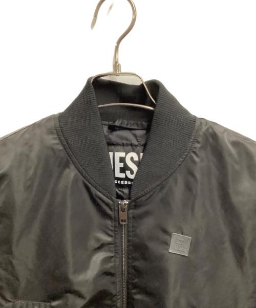 DIESEL（ディーゼル）DIESEL (ディーゼル) フライトジャケット ブラック サイズ:XSの古着・服飾アイテム
