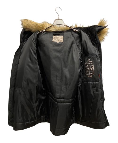 AVIREX（アヴィレックス）AVIREX (アヴィレックス) N-3Bミリタリーフライトジャケット ブラック サイズ:SIZE XLの古着・服飾アイテム