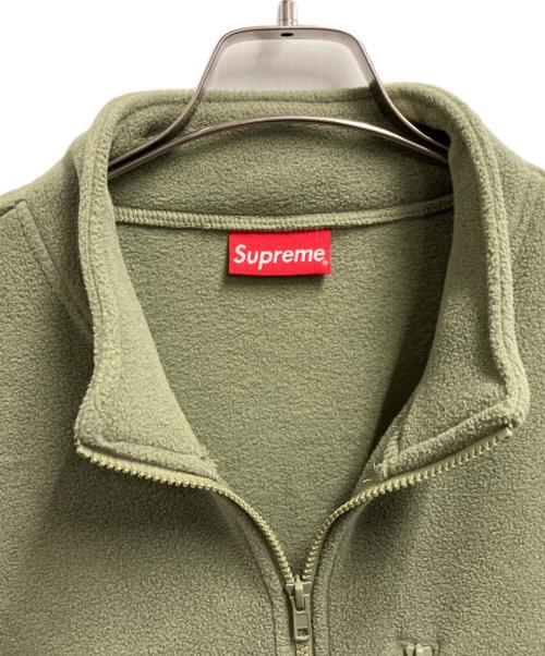 SUPREME（シュプリーム）SUPREME (シュプリーム) ハーフジップフリースジャケット オリーブ サイズ:XLの古着・服飾アイテム