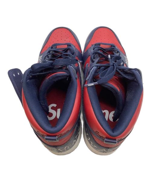 NIKE（ナイキ）NIKE (ナイキ) SUPREME (シュプリーム) ハイカットスニーカー レッド×ブルー サイズ:27㎝の古着・服飾アイテム