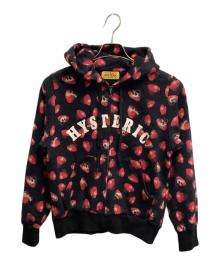 Hysteric Glamour（ヒステリックグラマー）の古着「ジップパーカー」｜ブラック