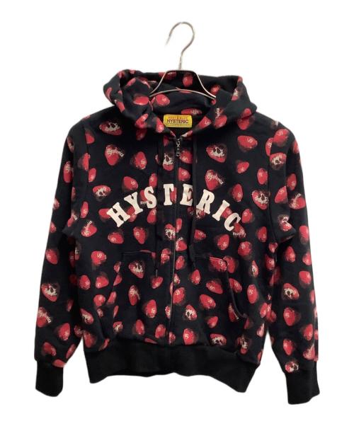 Hysteric Glamour（ヒステリックグラマー）Hysteric Glamour (ヒステリックグラマー) ジップパーカー ブラック サイズ:FREEの古着・服飾アイテム