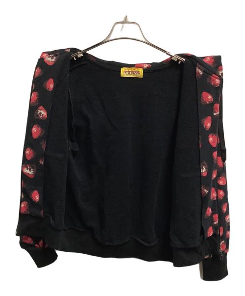 Hysteric Glamour（ヒステリックグラマー）Hysteric Glamour (ヒステリックグラマー) ジップパーカー ブラック サイズ:FREEの古着・服飾アイテム