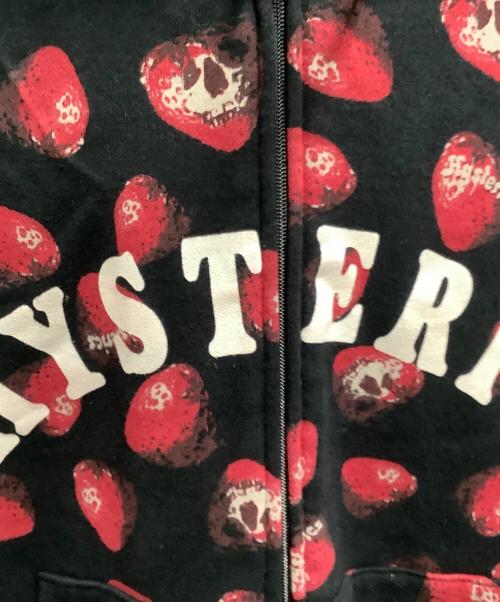 Hysteric Glamour（ヒステリックグラマー）Hysteric Glamour (ヒステリックグラマー) ジップパーカー ブラック サイズ:FREEの古着・服飾アイテム