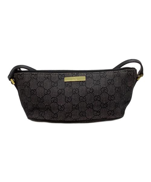 GUCCI（グッチ）GUCCI (グッチ) アクセサリーポーチ ブラックの古着・服飾アイテム