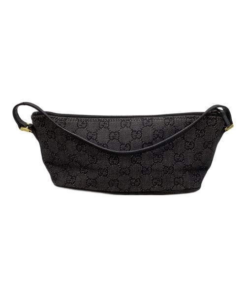GUCCI（グッチ）GUCCI (グッチ) アクセサリーポーチ ブラックの古着・服飾アイテム