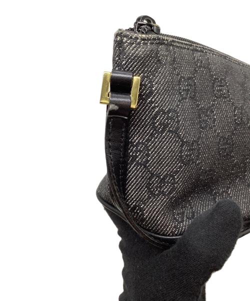 GUCCI（グッチ）GUCCI (グッチ) アクセサリーポーチ ブラックの古着・服飾アイテム