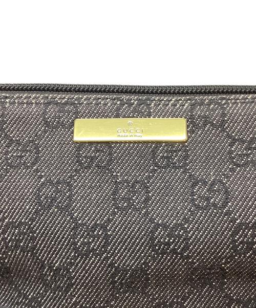 GUCCI（グッチ）GUCCI (グッチ) アクセサリーポーチ ブラックの古着・服飾アイテム