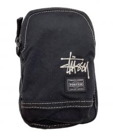 stussy×PORTER（ステューシー×ポーター）の古着「ショルダーポーチ」｜ブラック