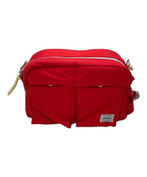 PORTER（ポーター）PORTER (ポーター) FELISSIMO (フェリシモ) ショルダーバッグ レッドの古着・服飾アイテム