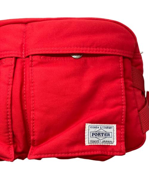 PORTER（ポーター）PORTER (ポーター) FELISSIMO (フェリシモ) ショルダーバッグ レッドの古着・服飾アイテム