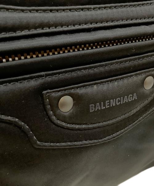 BALENCIAGA（バレンシアガ）BALENCIAGA (バレンシアガ) 2WAYハンドバッグ ブラック×オレンジの古着・服飾アイテム
