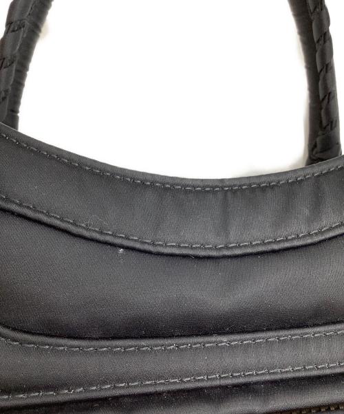 BALENCIAGA（バレンシアガ）BALENCIAGA (バレンシアガ) 2WAYハンドバッグ ブラック×オレンジの古着・服飾アイテム